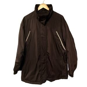 Kerrits Men's XL Equestrian Waterproof Long Jacket Rain Coat Horse Riding Black